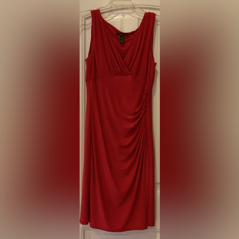 Ralph Lauren red raspberry color dress NWOT
